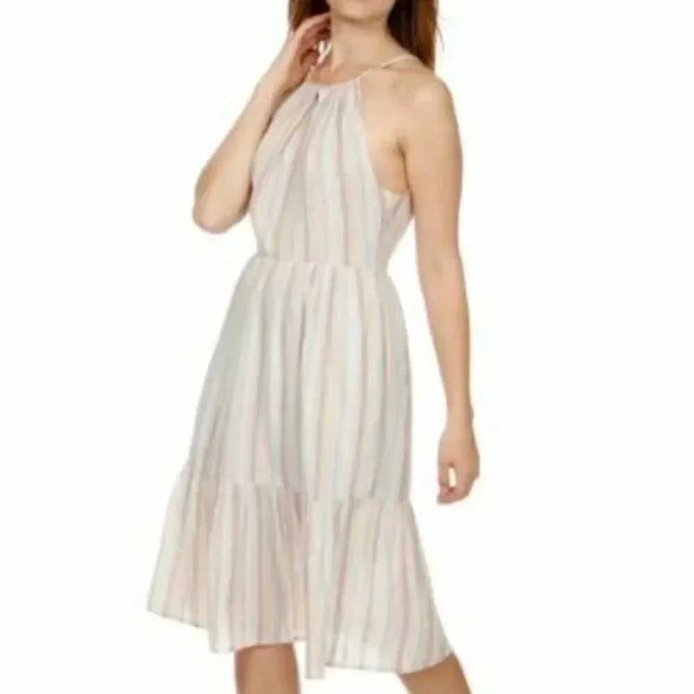 lucky brand halter dress | Dresses | Lucky Brand Pastel Stripe Size Xs New or-slip-dresses